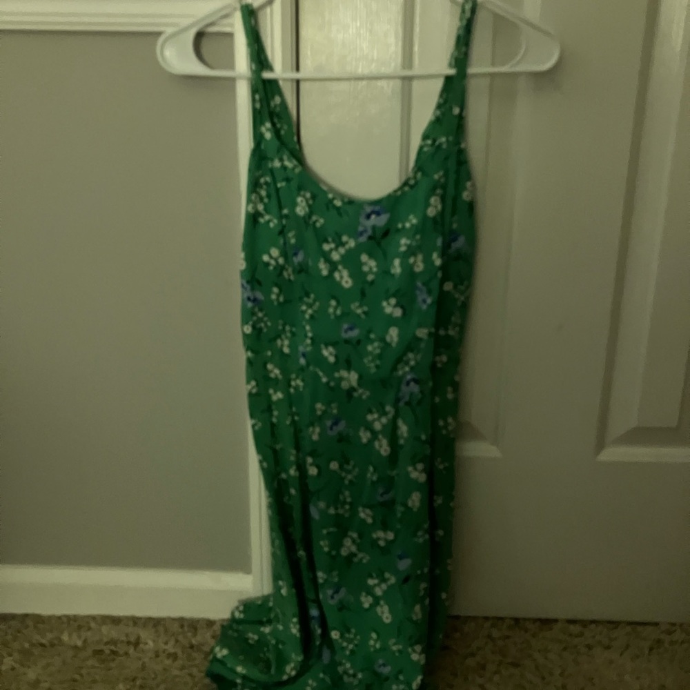 SO Green Floral Dress